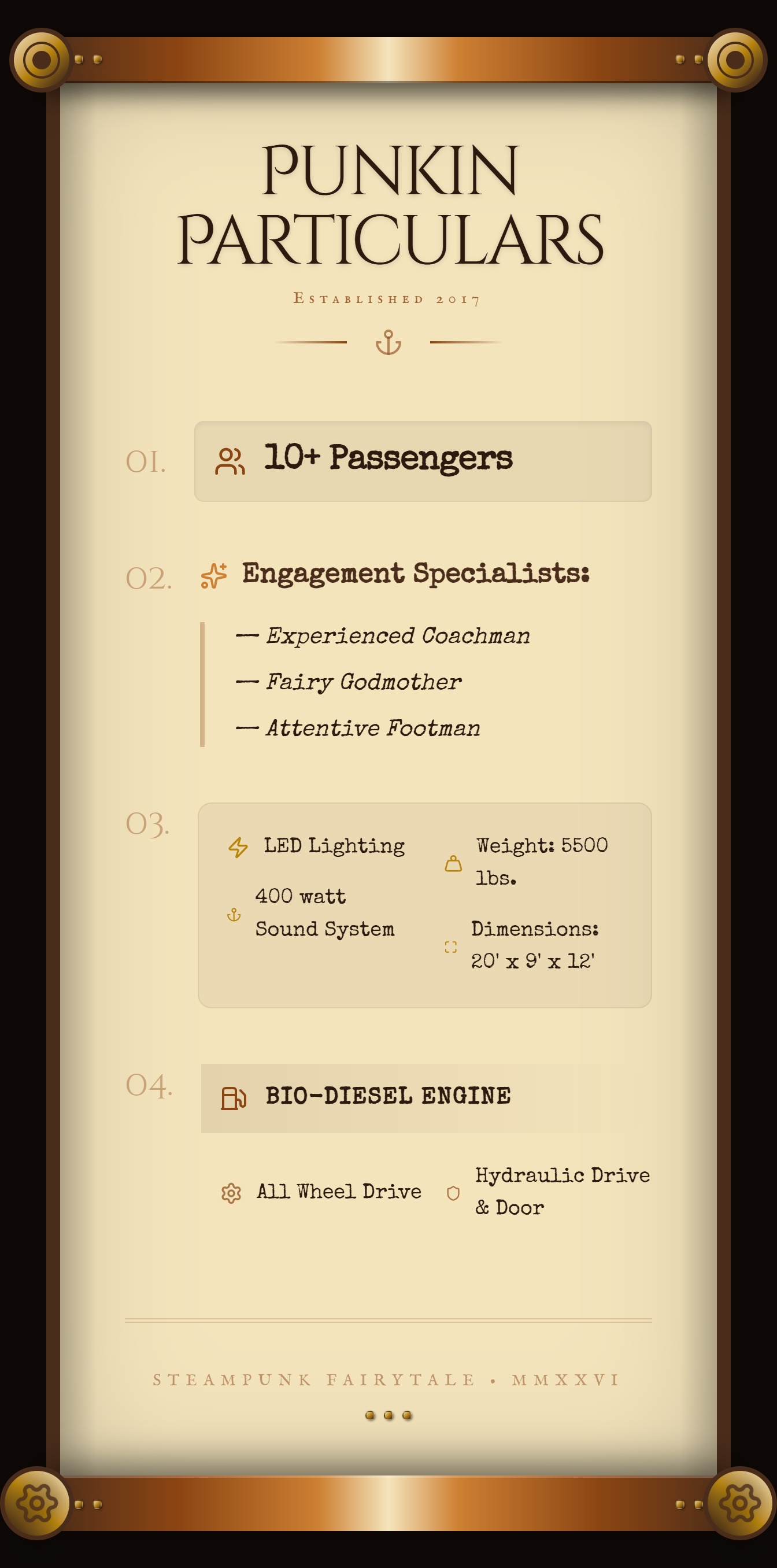 Punkin Particulars
